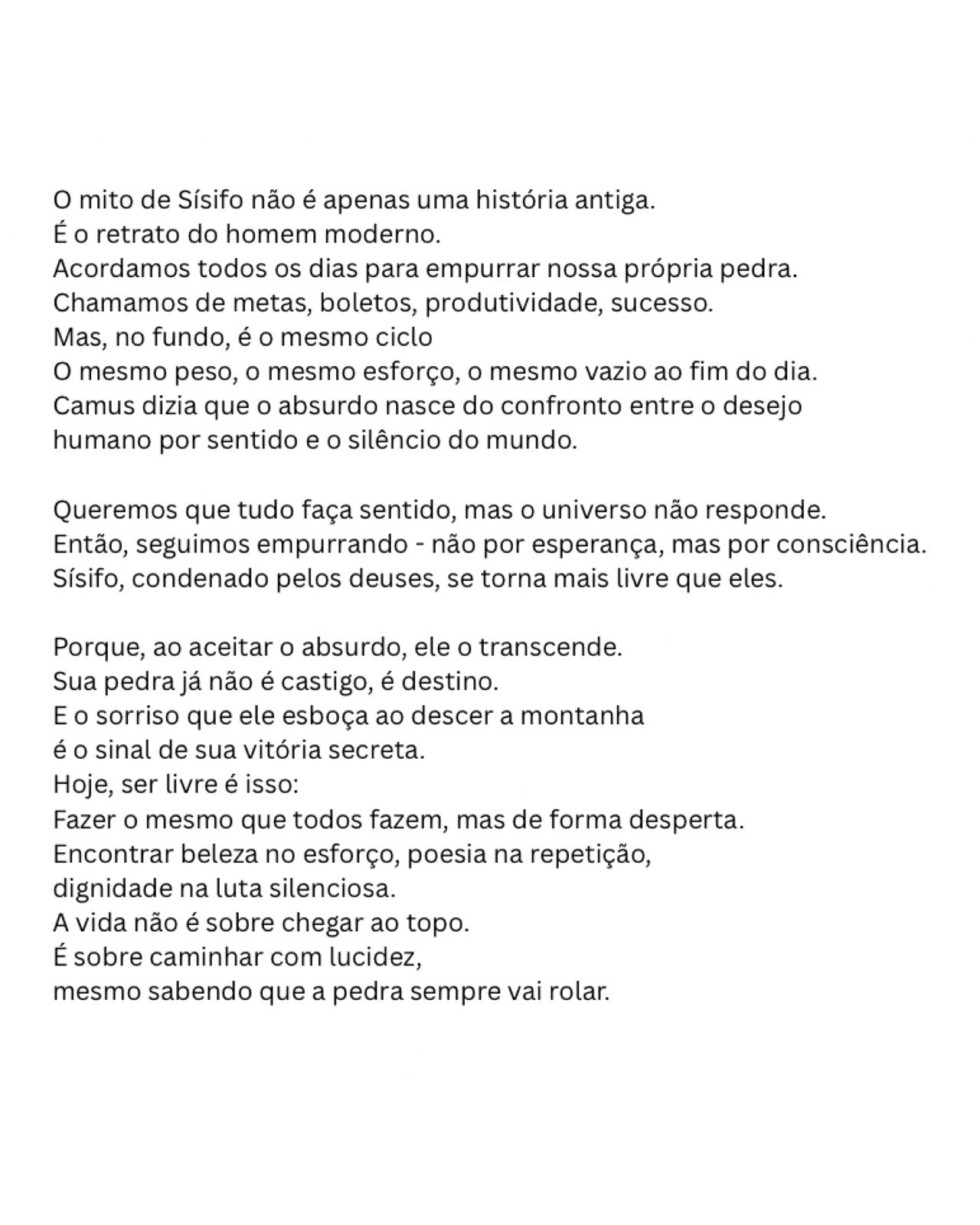 ESCULTURA SÍSIFO