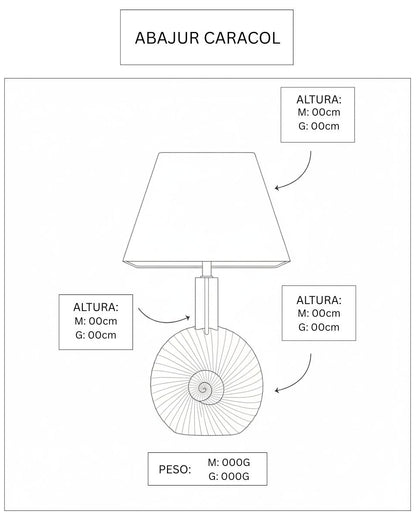 ABAJUR CARACOL