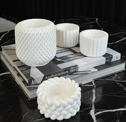 KIT 4 MINI VASOS DECORATIVOS