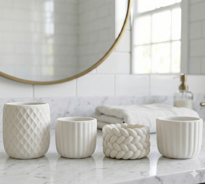 KIT 4 MINI VASOS DECORATIVOS