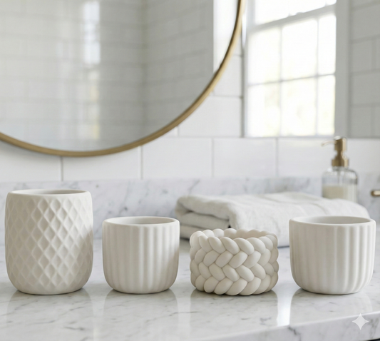 KIT 4 MINI VASOS DECORATIVOS